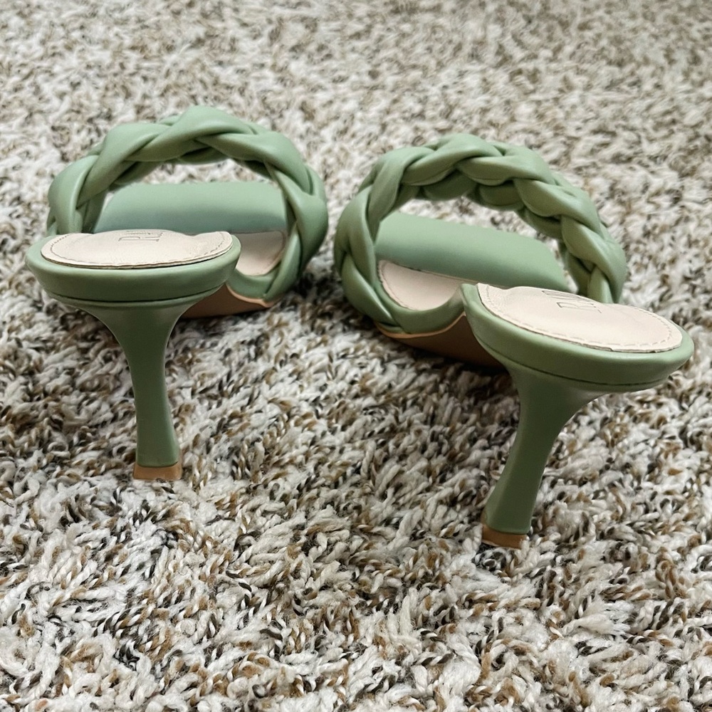 Sage Braided Mule Heels - Picture 8 of 12